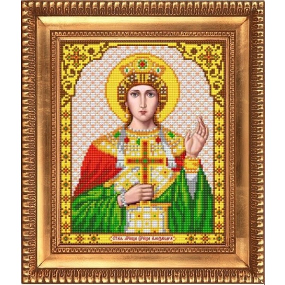 Рисунок на ткани "Святая Мученица Царица Александра"