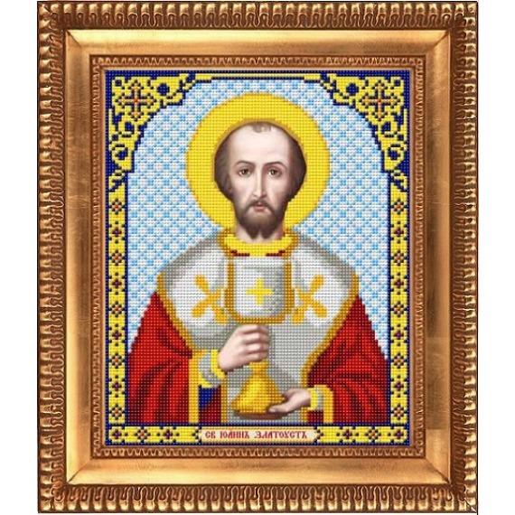 Рисунок на ткани "Святой Иоанн Златоуст"