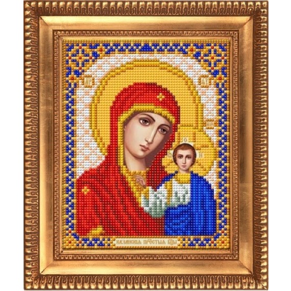 Рисунок на ткани "Казанская Божия Матерь"