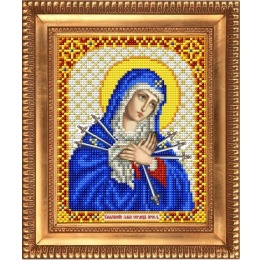 Рисунок на ткани "Богородица Умягчение злых сердец"