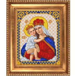 Рисунок на ткани "Дева Мария с младенцем Иисусом"
