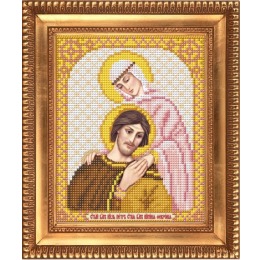 Рисунок на ткани "Святой Князь Петр и Святая Княжна Феврония"