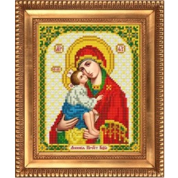 Рисунок на ткани "Пресвятая Богородица Донская"