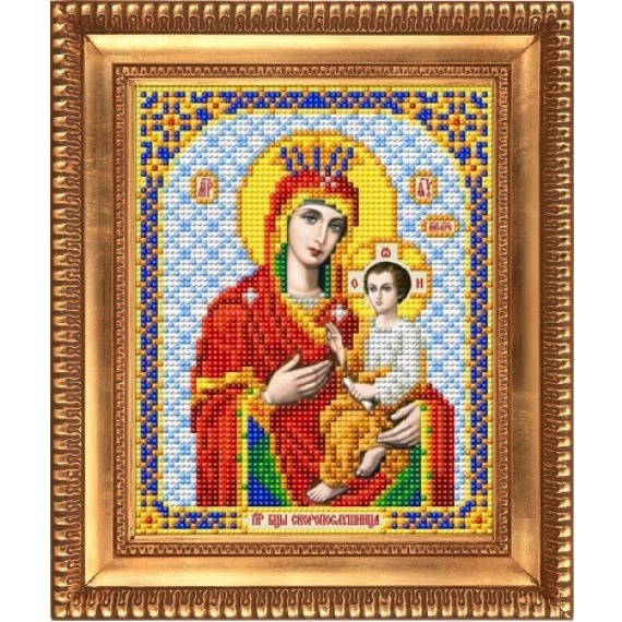 Рисунок на ткани "Пресвятая Богородица Скоропослушница"
