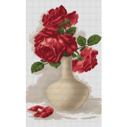 Набор для вышивания крестом "Красные розы"