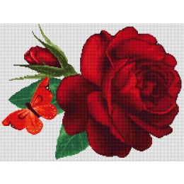 Набор для вышивания крестом "Роза"
