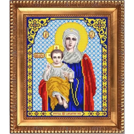 Рисунок на ткани "Пресвятая Богородица Благодатное Небо"