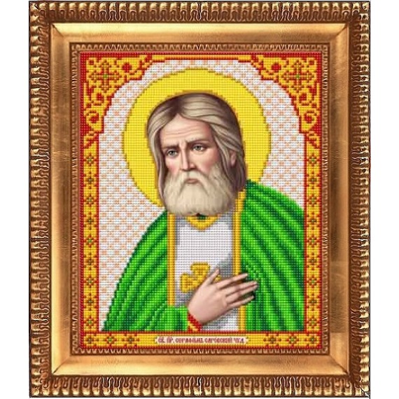 Рисунок на ткани "Святой Преподобный Серафим Саровский"