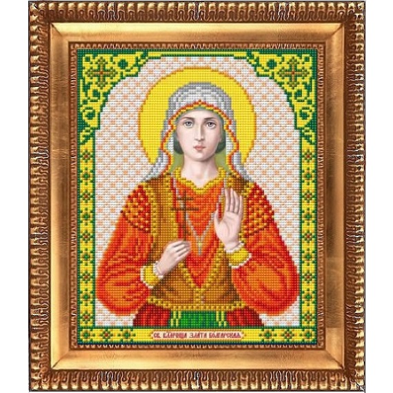 Рисунок на ткани "Святая Великомученица Злата"
