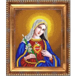 Рисунок на ткани "Открытое сердце Марии"
