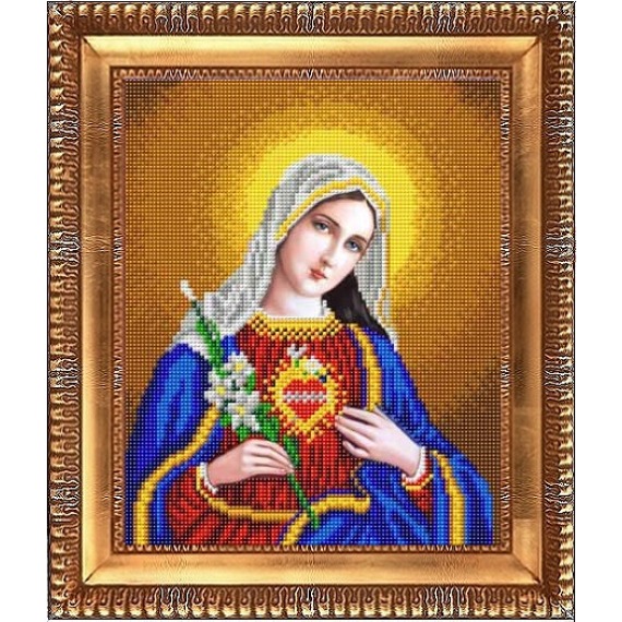 Рисунок на ткани "Открытое сердце Марии"