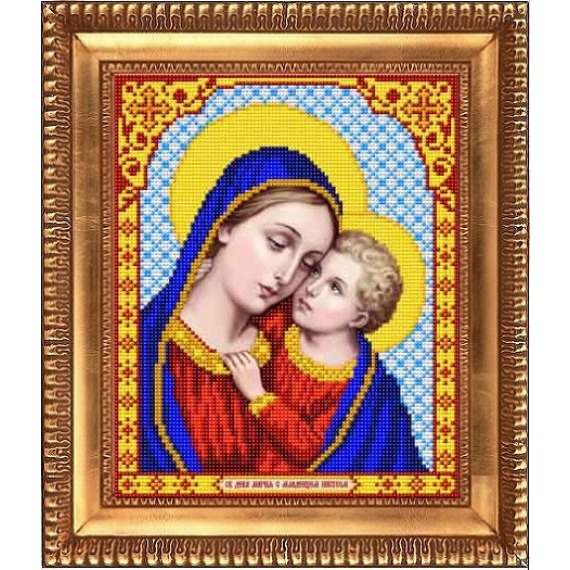 Рисунок на ткани "Дева Мария"