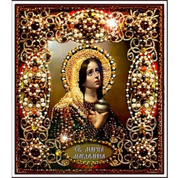 Набор для вышивания хрустальными бусинами "Святая Мария Магдалина"