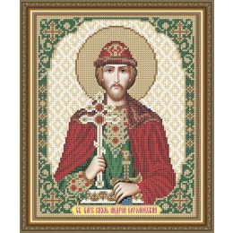 Рисунок на ткани "Святой Благоверный Князь Андрей Боголюбский"
