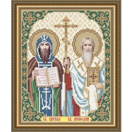 Рисунок на ткани "Святые Кирилл и Мефодий"