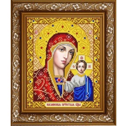 Рисунок на ткани "Казанская Божия Матерь в золоте"