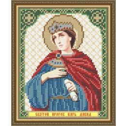 Рисунок на ткани "Святой Пророк Царь Давид"