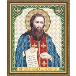 Рисунок на ткани "Святой Преподобный Феодосий Печерский"
