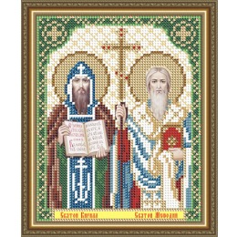 Рисунок на ткани "Святые Кирилл и Мефодий"