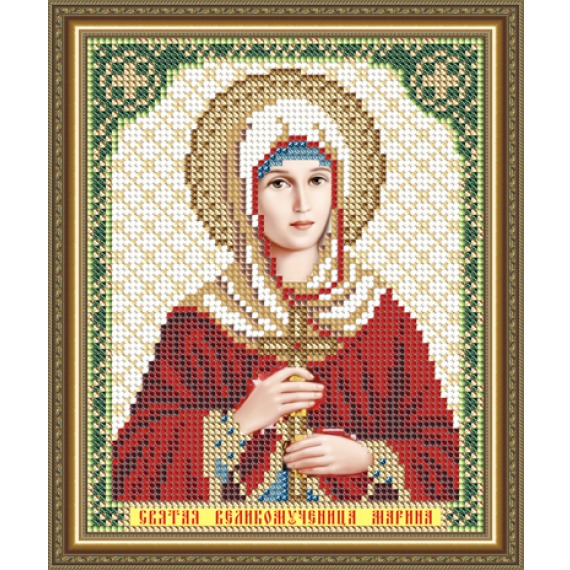 Рисунок на ткани "Святая Великомученица Марина"