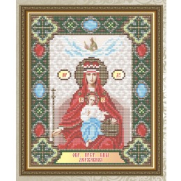 Картина стразами "Державная Образ Пресвятой Богородицы"