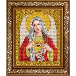 Рисунок на ткани "Сердце Марии"