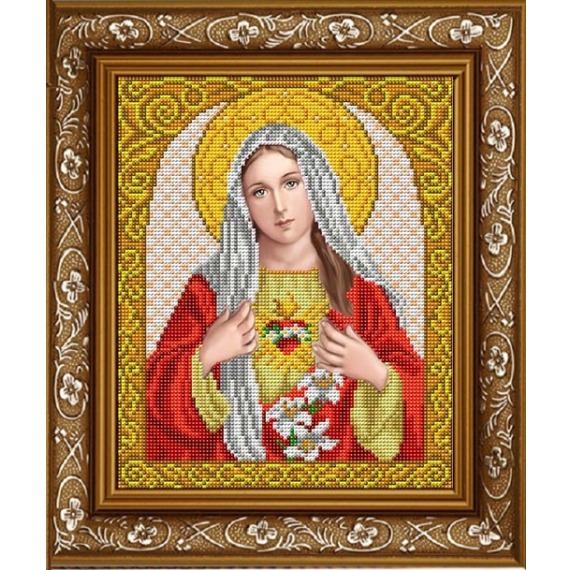Рисунок на ткани "Сердце Марии"