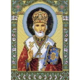Рисунок на канве "Святой Николай Чудотворец"