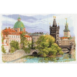Рисунок на канве "Прага"