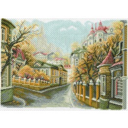 Рисунок на канве "Московские улочки.Замоскворечье"