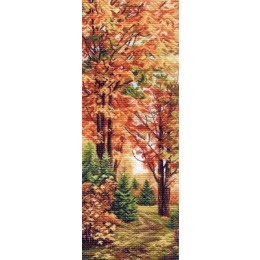 Рисунок на канве "Осенняя пора"