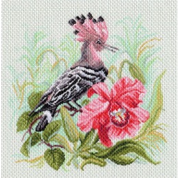 Рисунок на канве "Райская птица"