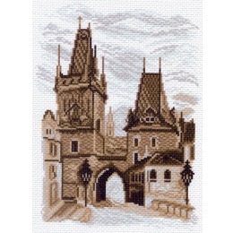 Рисунок на канве "Прага"