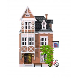 Рисунок на канве "Амстердам"