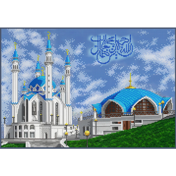 Рисунок на ткани для вышивания бисером "Кул Шариф (мечеть)"