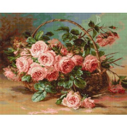 Набор для вышивания "Корзина с розами"