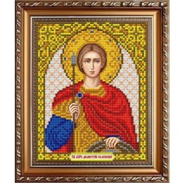 Рисунок на ткани "Святой Великомученик Дмитрий Солунский"