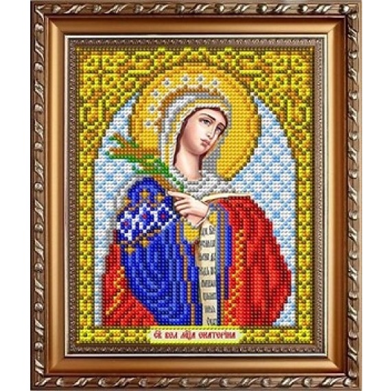 Рисунок на ткани "Святая Великомученица Екатерина"