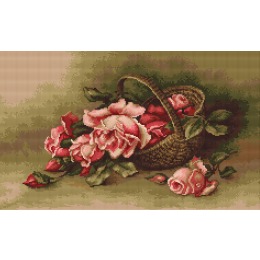 Набор для вышивания "Корзина с розами"