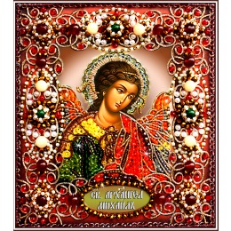Набор для вышивания хрустальными бусинами "Святой Архангел Михаил"