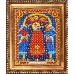 Рисунок на ткани "Пресвятая Богородица  Прибавление ума"