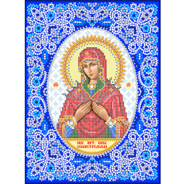 Набор для вышивания бусинами "Богородица Семистрельная"