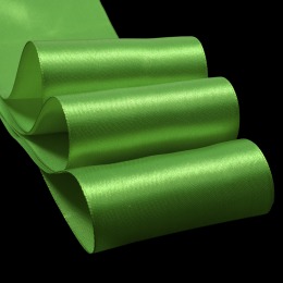 Лента атласная 50мм (2) 27м. цвет зеленый
