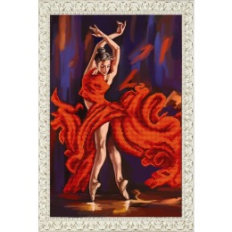 Рисунок на ткани "Танец страсти"