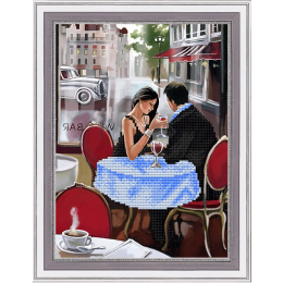 Рисунок на ткани "Первое свидание"