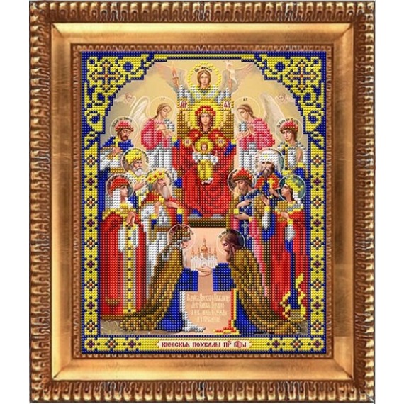 Рисунок на ткани "Похвала Пресвятой Богородицы"