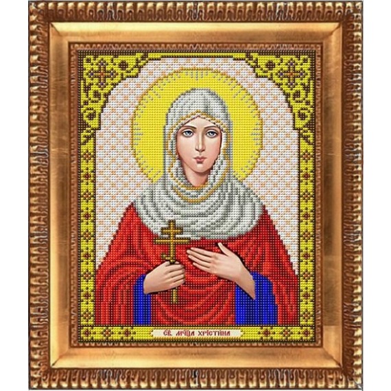Рисунок на ткани "Святая Кристина"