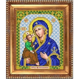 Рисунок на ткани "Пресвятая Богородица Иерусалимская"