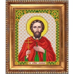 Рисунок на ткани "Святой Леонид"