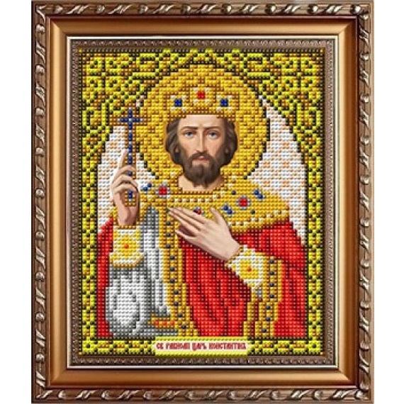 Рисунок на ткани "Святой Великий Царь Константин"
